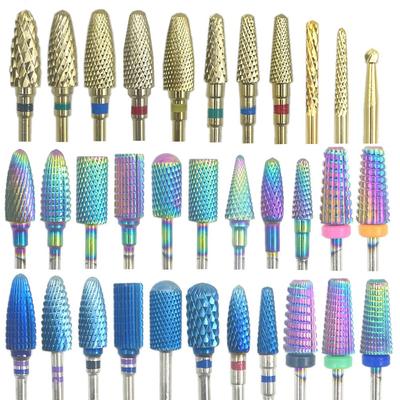 1 pz punta da trapano per unghie in carburo di tungsteno per manicure elettrica lima per unghie rimuovere l'attrezzatura per smalto gel
