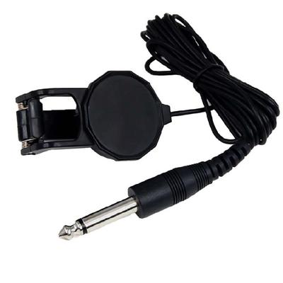 Gitarren Ukulelen Tonabnehmer Clip-on Mikrofone Piezo Tonabnehmer mit 6,35mm Soundbuchsen