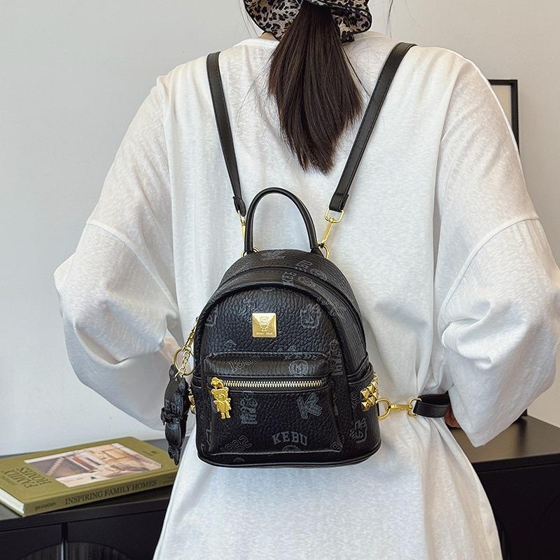 Niche new student schoolbag women spring and summer fashion casual small backpack leisure travel backpack
