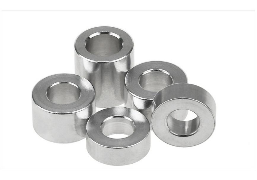 Aluminum Raised Flat Washer and Spacer Column M2-M5