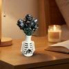 3D Printed Ribcage Skeleton Vase, Multifunctional Decorative Bone Shape Vase for Flowers, Jewelry Makeup Brush Holder, Gothic Home Decor Halloween