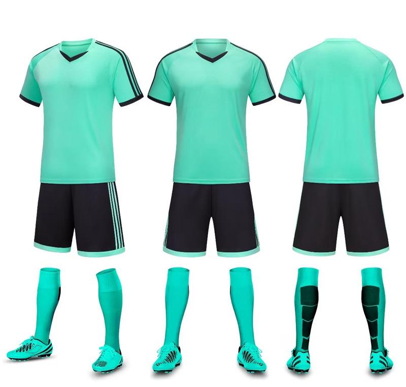 Kids Adult Soccer Uniform Sportssuit Men'S And Women'S Short Sleeve Jersey Soccer Training Team Uniform Summer