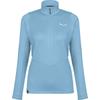 Salewa Флисовая кофта с полумолнией Puez Pullover