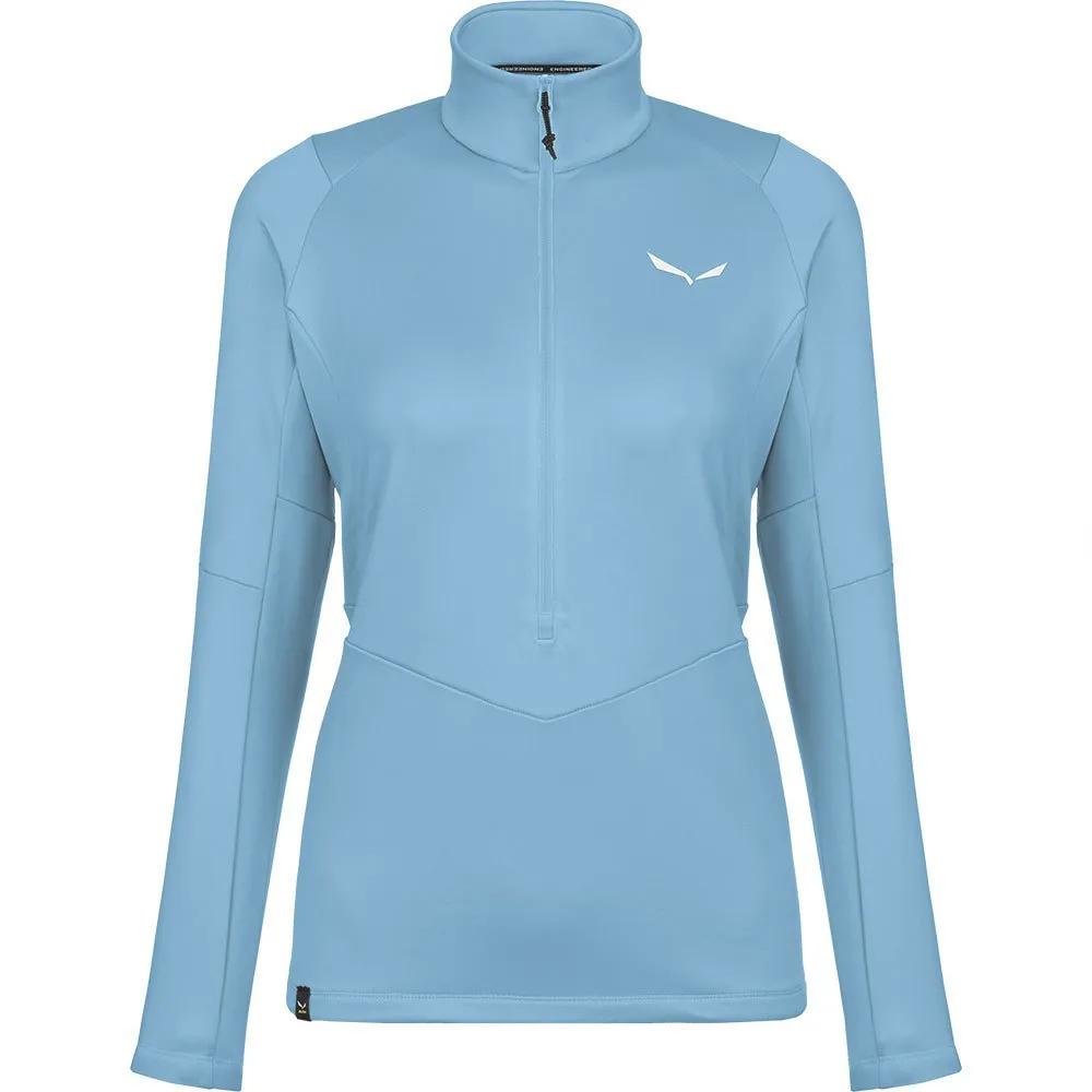 Salewa Флисовая кофта с полумолнией Puez Pullover