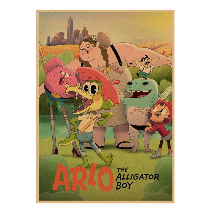 

Arlo the Alligator Boy Anime Poster - Decorative Wall Art 29.7X42cm(A3 size）