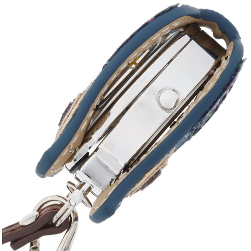 Fieldwork Analog Pocket Watch with Owl Bag Charm and Magnifying Glass (LW036-2) for Women