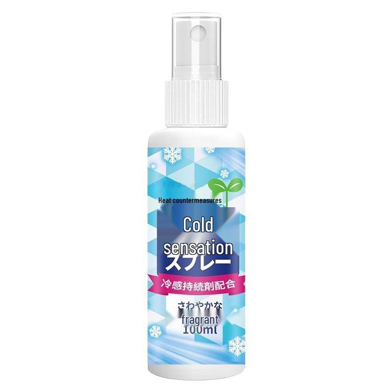 Icy Mint Cooling Spray for Fever and Heat Relief - Summer Heatstroke Prevention