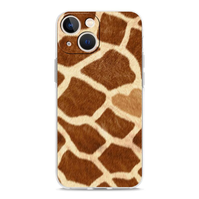 Giraffe Illustration Phone Case For iPhone 11 Cases iPhone 15 12 13 14 16 Pro Max X XR XS 14 15 Plus 16Pro iPhone16 Clear Cover