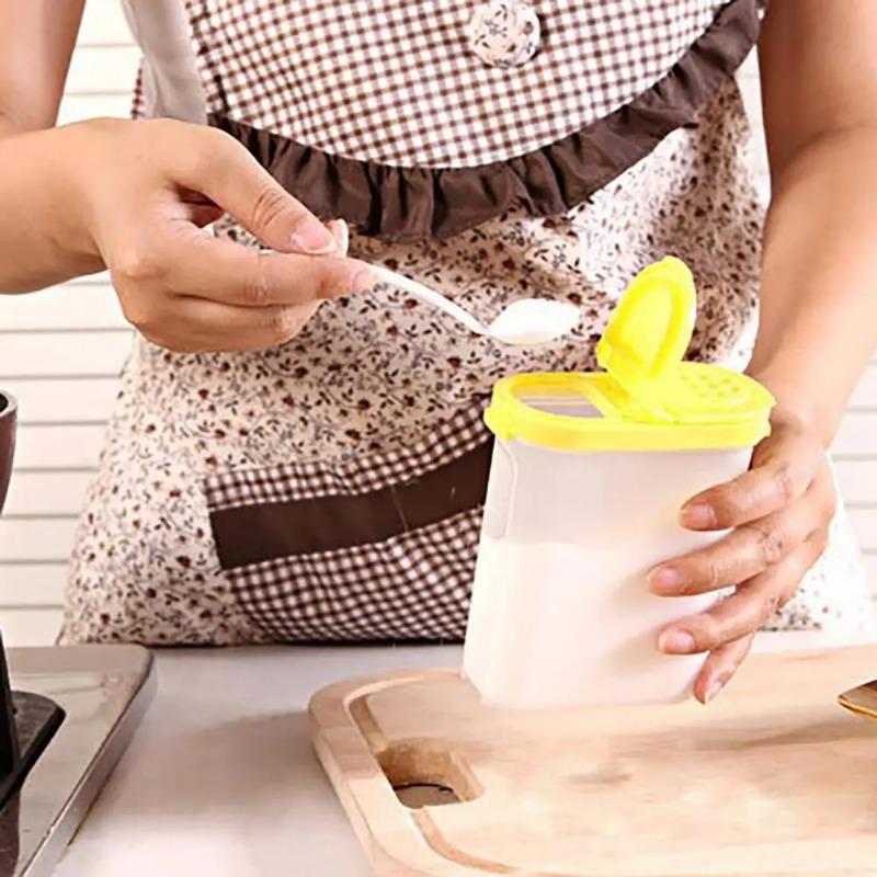 Plastic Durable Sealed Seasoning Box Storage Supplies Seasoning Box Large Capacity for Cooking