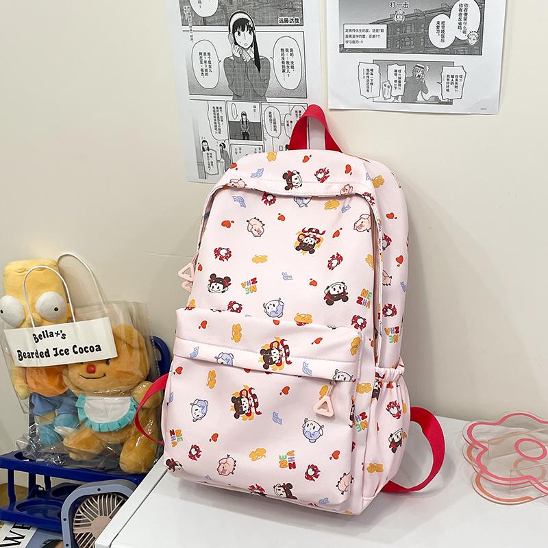 

Школьный рюкзак новый легкий маленький рюкзак для ученика средней школы, ученика старшей школы, студента колледжа, школьный рюкзак, женский простой рюкзак no pendant розовый