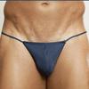 Sexy Men Thong Low-rise U-Convex T-String Style Breathable Underwear Free Movement Solid