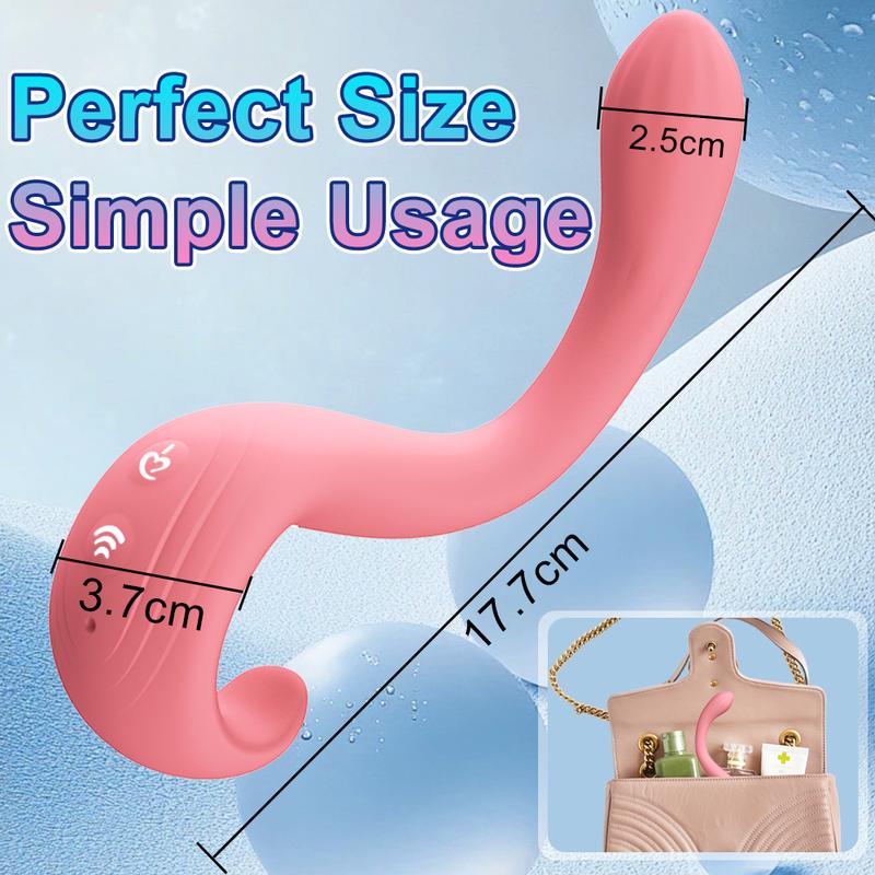Flexible Curved Vibrator 10 Vibrating Modes Clitoris Stimulator Anal Plug Dildo Vagina Massager Sex Toy for Women Adult Pleasure