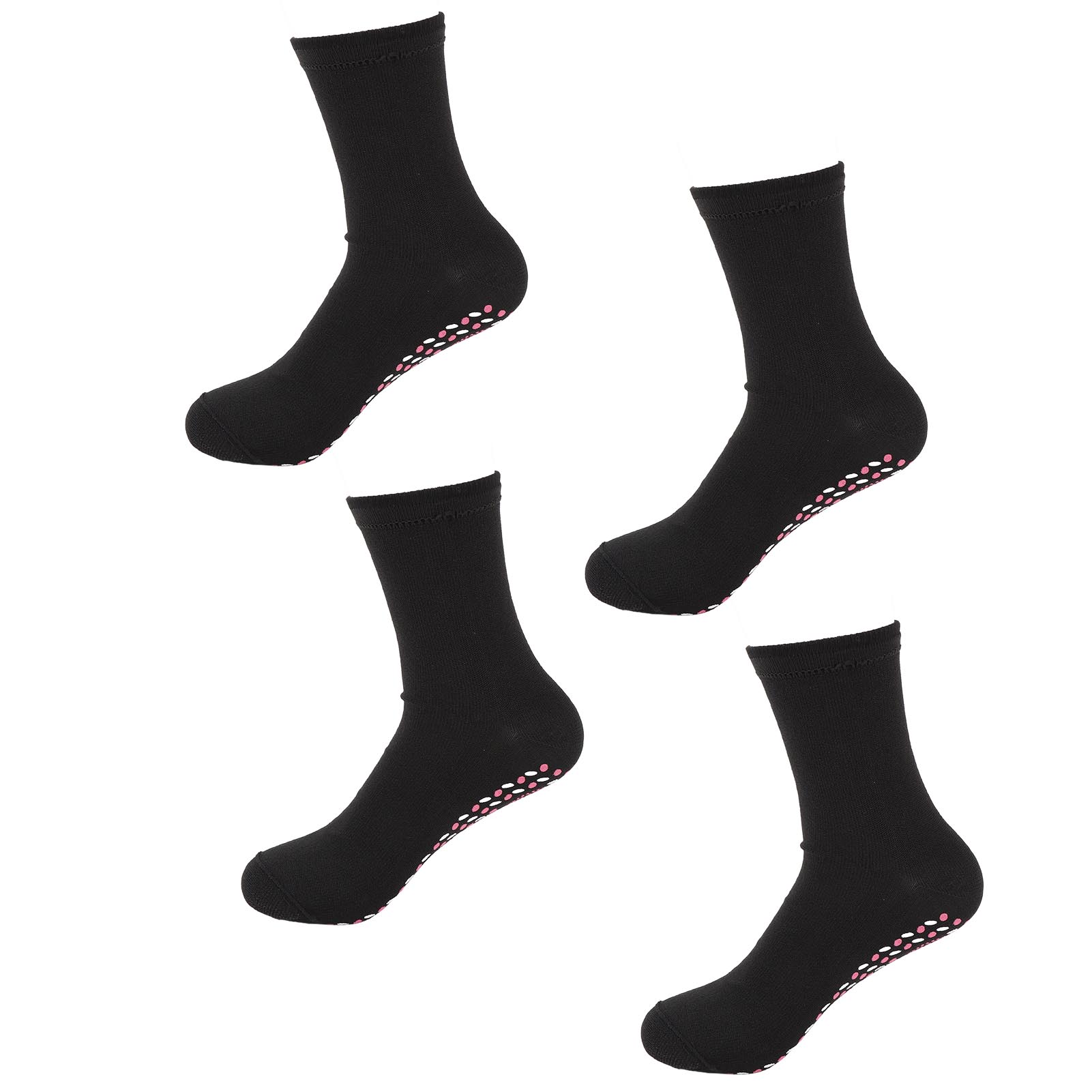 

4 шт. самонагревающиеся носки для массажа ног, нескользящие, мягкие, удобные, теплые зимние носки для холодной погоды