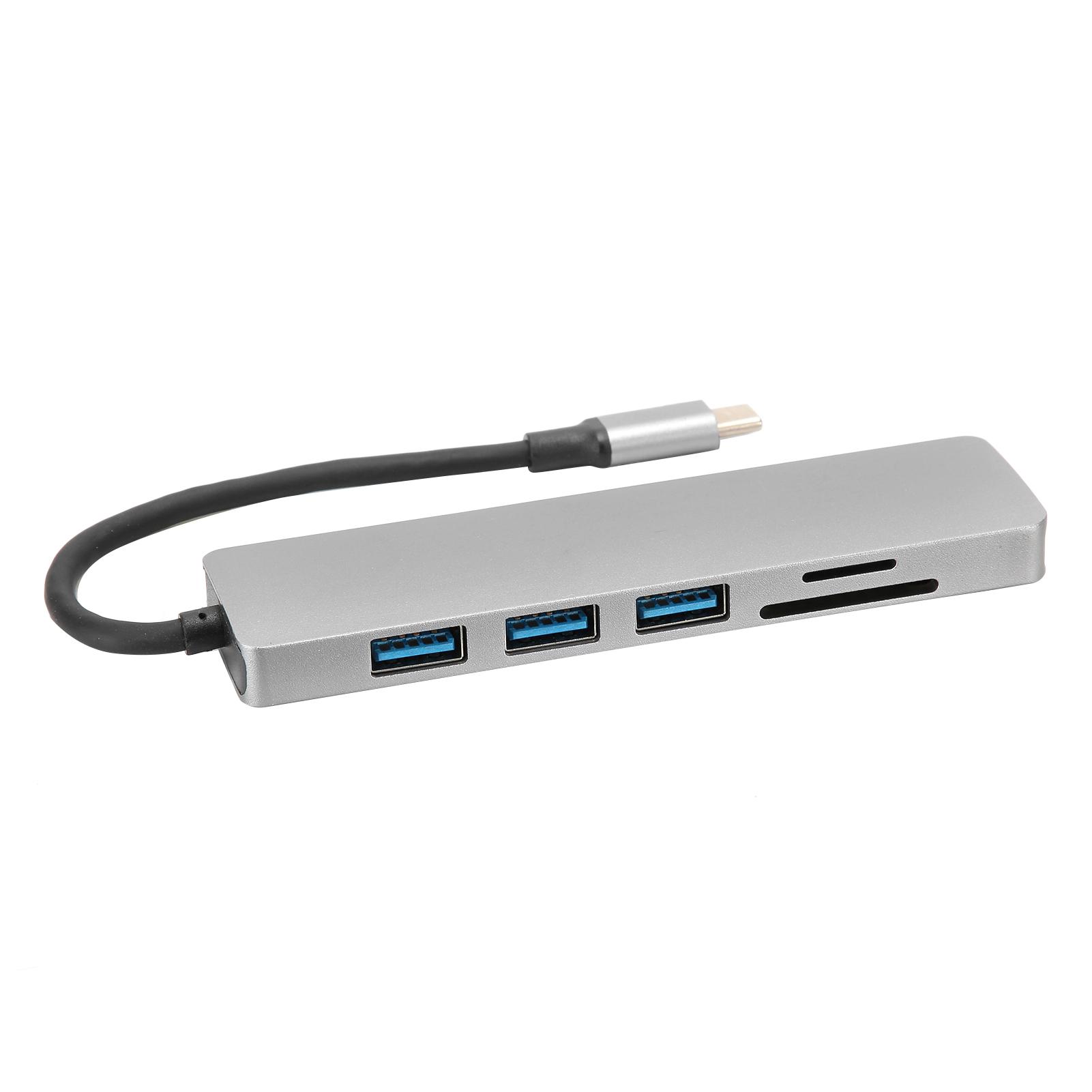 

Адаптер-конвертер 6 в 1 TypeC в HD мультимедийный интерфейс USB3.0 Видео o интерфейс