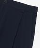 MINDBRIDGE [Couture] Relaxed Fit Seersucker Full Elastic Waist Navy Half Pants