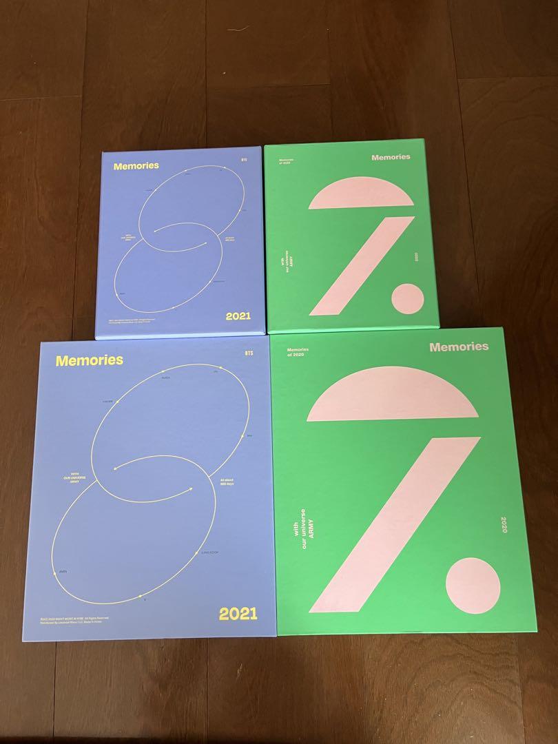 

[USED] BTS Memories 2020.2021 Blu-ray & DVD (No Trading Cards)