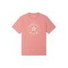 T Shirts Unisex Pink Crew Neck Moderate Straight Fit 10025459-A12