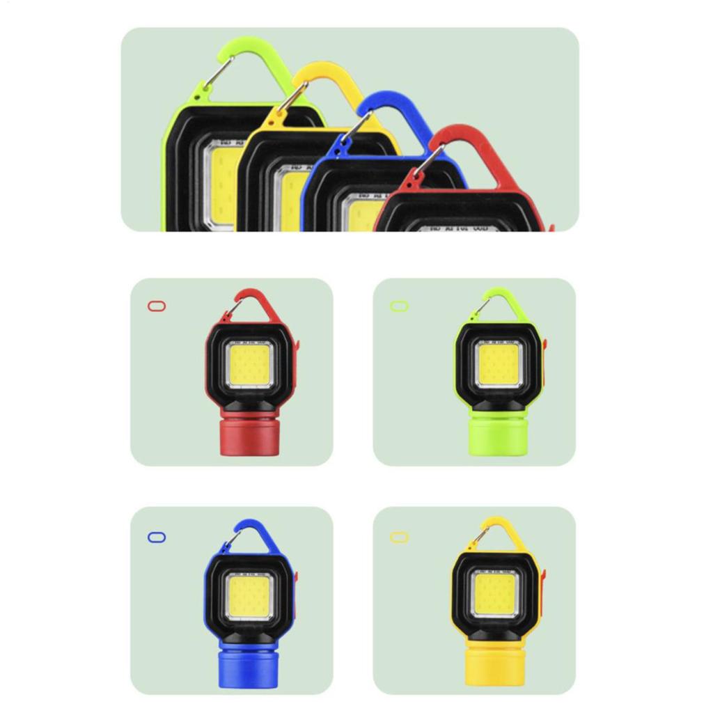 Pocket Flashlight SOS Rechargeable Survival Gear Small Keychain Floodlight For Camping Hiking Cycling Fishing Dog Walking