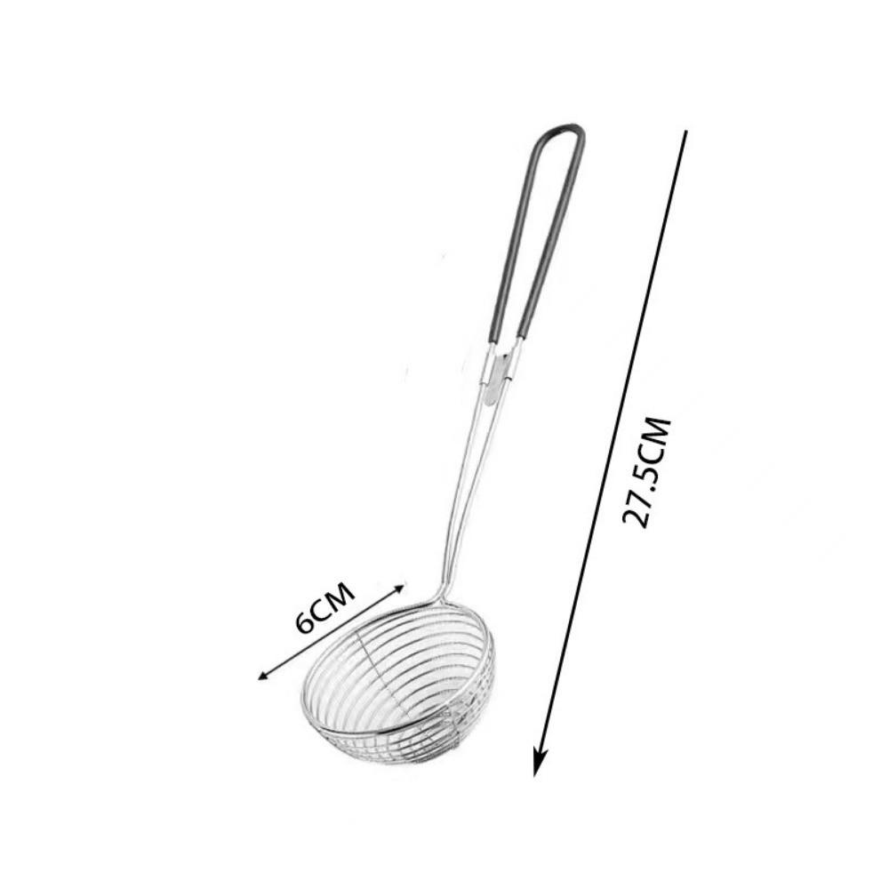 New Stainless Steel Pearl Colander 6cm 8cm 10cm Large Milk Tea Spoon Safe Rustproof Tapioca Scoop Kitchen Gadgets