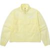 Logo Zip-Up Stand Collar Long Sleeve Jacket Women Jackets Yellow NJ3LP32L