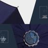 Paradise 10-Rib Large Tri-Fold UV Sun & Rain Umbrella