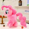 Large Pony Plush Toy - Cute Pet Pillow and Rag Doll for Kids' Birthday Gift.
