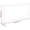 Pallet Cushion Red Checkered Pattern 70 X 40 X 12 Cm Fabric