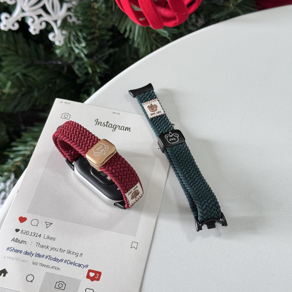 Nylon Strap for Xiaomi Mi Band 10/9/8 High Quality Breathable Sports Adjustable Wristband for Mi Band 10 9 NFC Replace Watchband