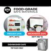 28OZDisposable Meal Prep Containers Microwave Safe Food Storage Containers with Lids Take Out Disposable Plastic Bento Lunch Box