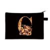 26 letter print size change bag Oxford cloth zipper storage bag Student portable pencil case