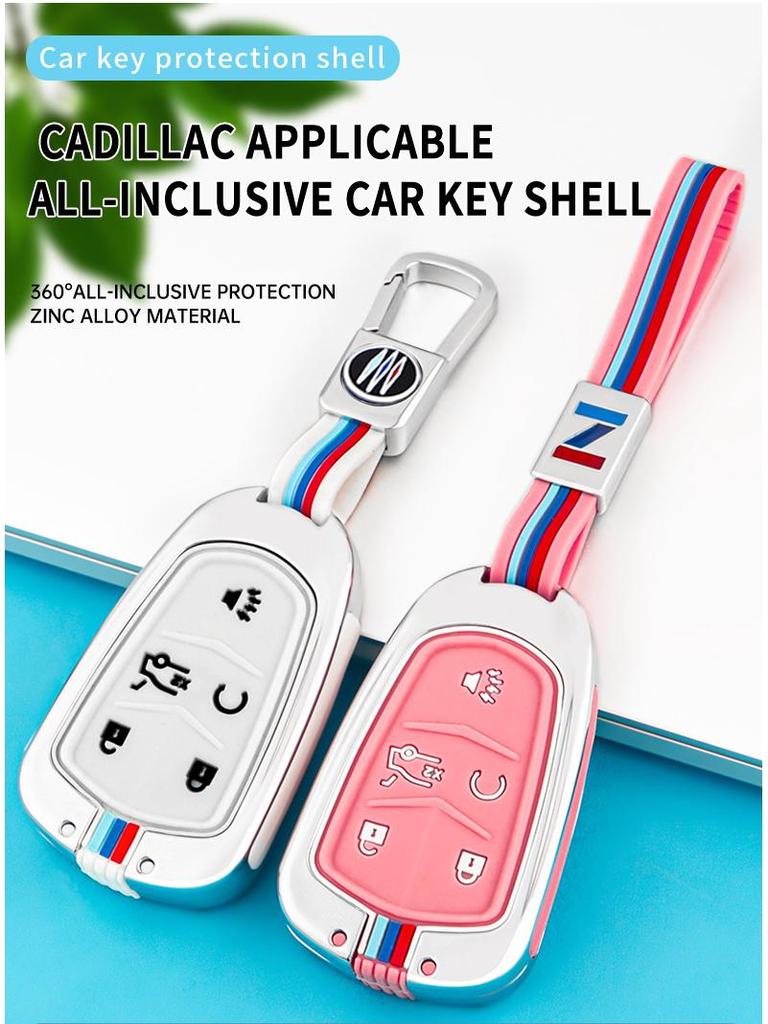 Silicone Remote Key Fob Cover for Cadillac XT5, CT6, XTS, XT4, and ATSL - Creative Design for Men and Women