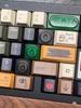 Retro Frosted Transparent PC Keycaps for Wireless Backlit Keyboards