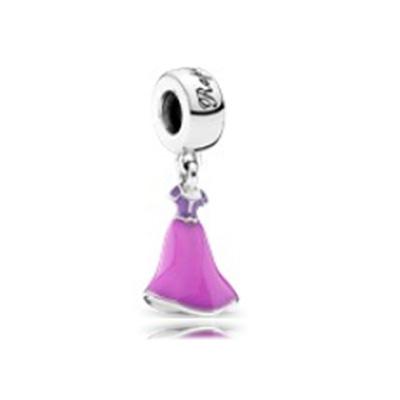 New copper Classic Princess Dress Castle Exquisite Charm Bead Pendant, Suitable for Authentic Bracelets Do It Yourself Womens Jewellery