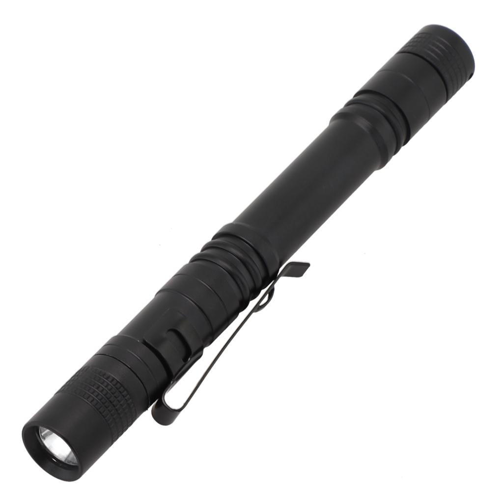 8000LM Mini LED Flashlight Portable Penlight Torch With Clip for Outdoor Camping Hiking Fishing Night Riding Rescue Work Light