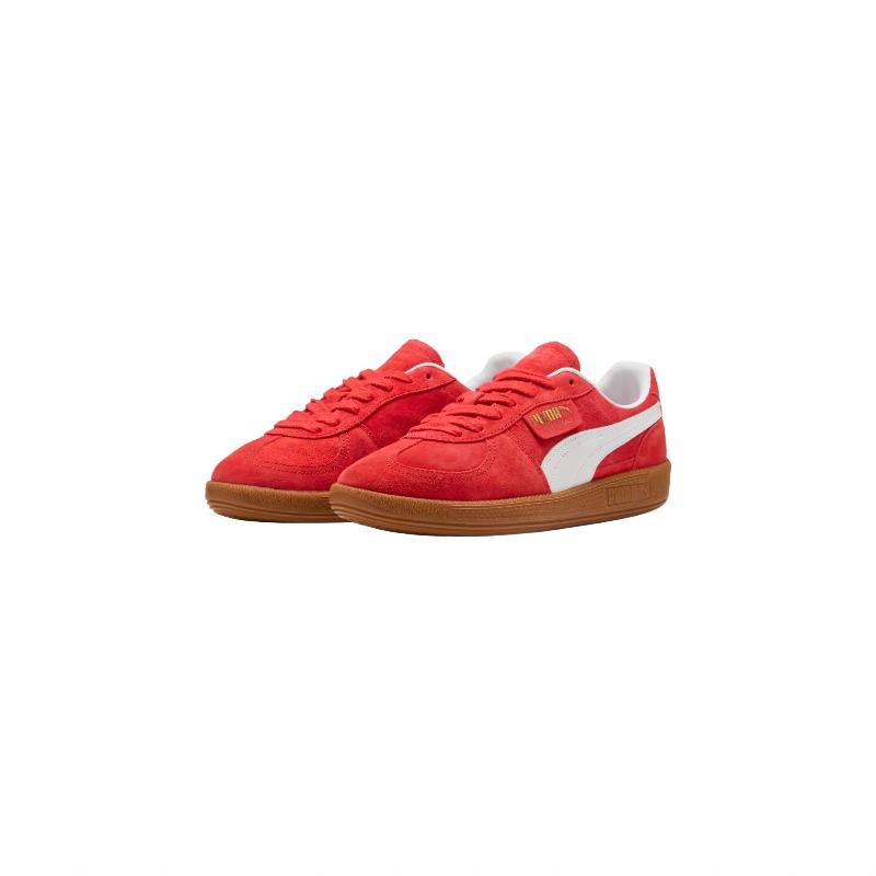 Puma Palermo Unisex Low Top Sneakers Red Comfortable Versatile 396463-58