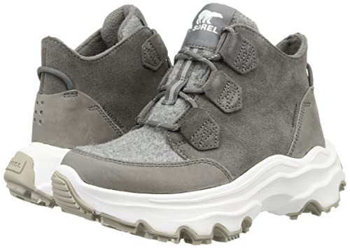 Sorel Kinetic Breakthrough Caribou Wasserdichte Stiefel, Damen, NL4903, Größe 23.0cm, Quarry, Sea Salt