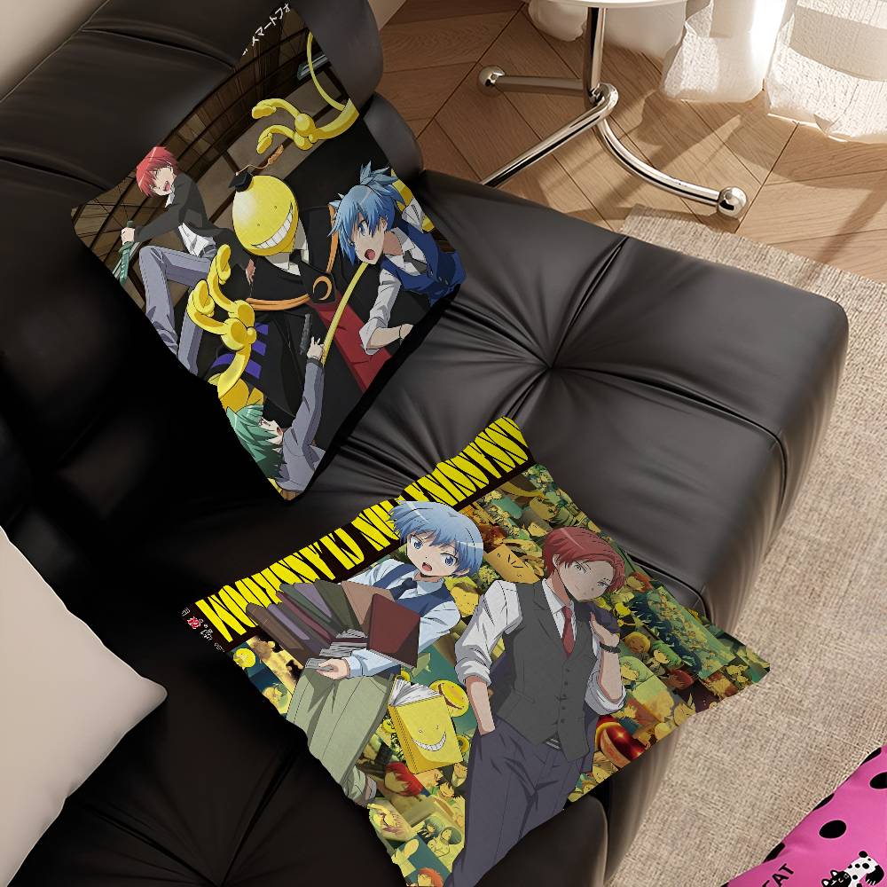 Anime Assassination Classroom Copricuscino Copricuscino decorazione Decorazione Festiva