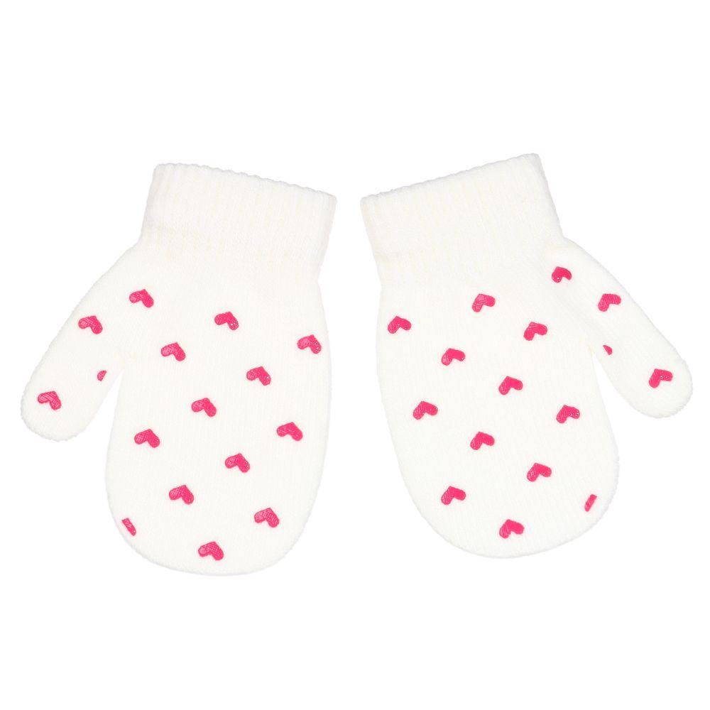 New Hot Soft Star Non-slip Knitted Mittens Kids Gloves Cute Cartoon Thick Warm
