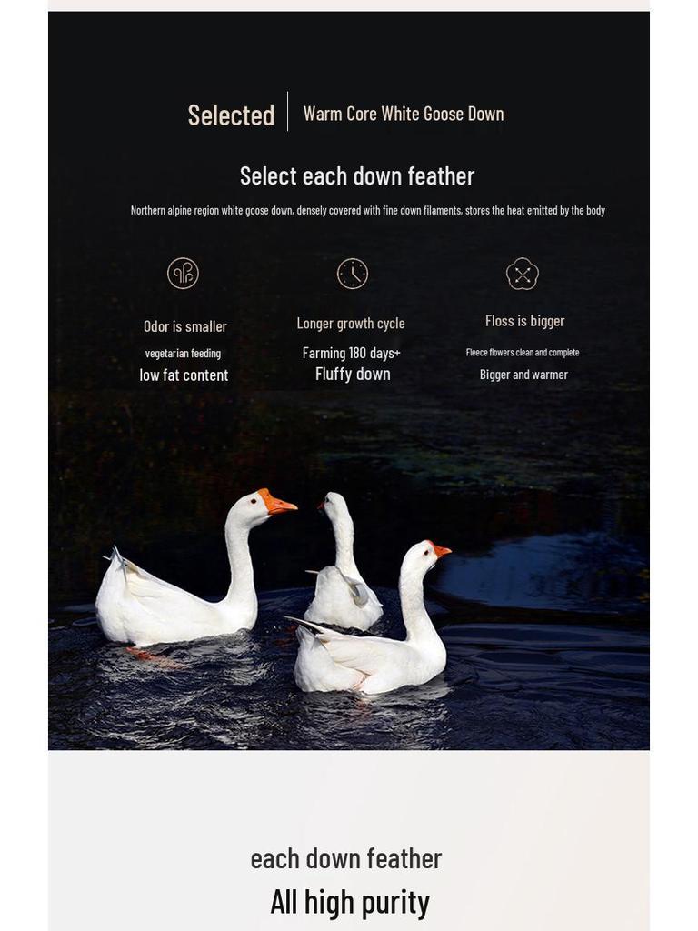 Útulná podzimní/zimní silná péřová přikrývka - Jednolůžková a dvoulůžková, Jednobarevná, Peří-hedvábné jádro