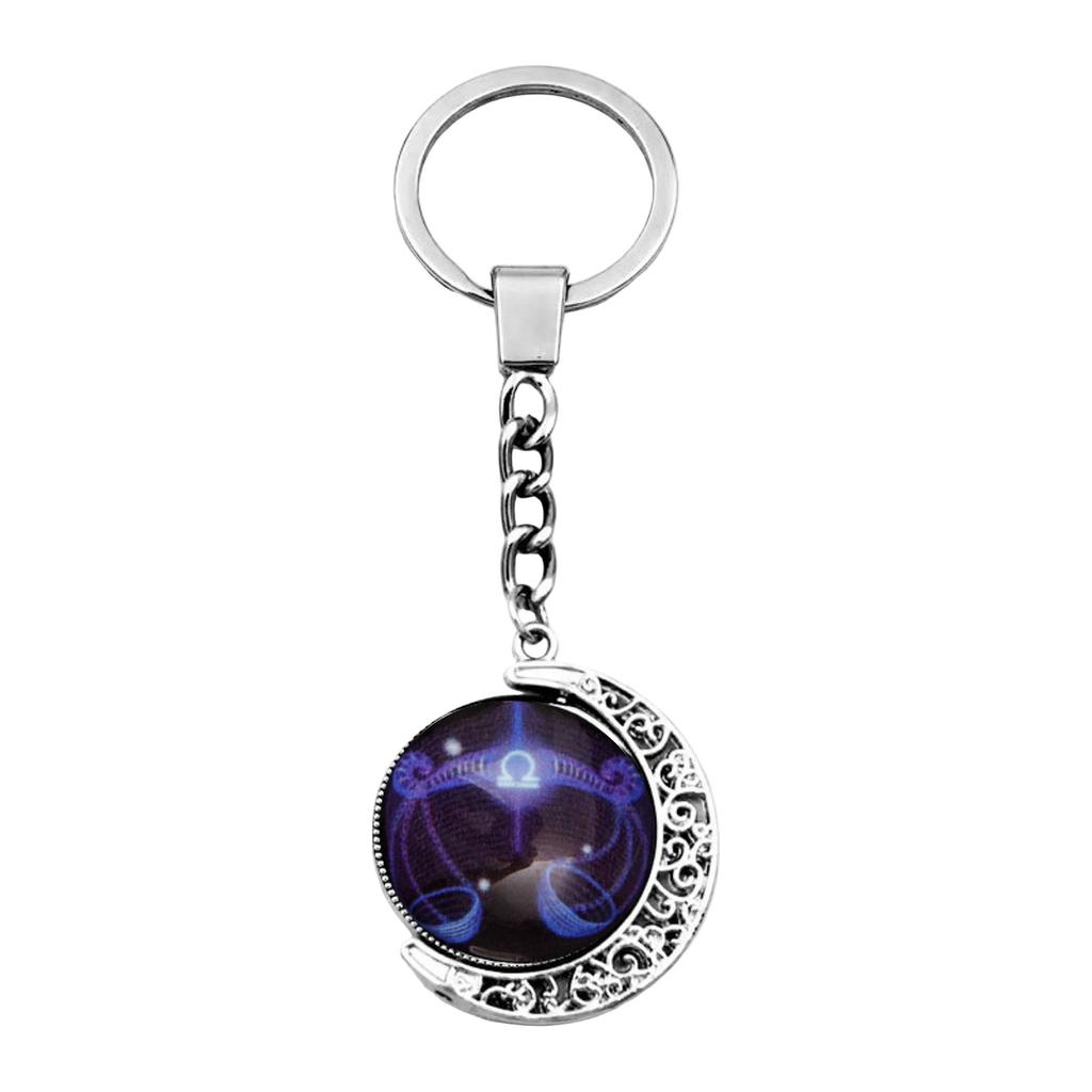 Drehbarer Hemisphären Sternbild Schlüsselanhänger Zeit Edelstein Schlüsselanhänger Anhänger