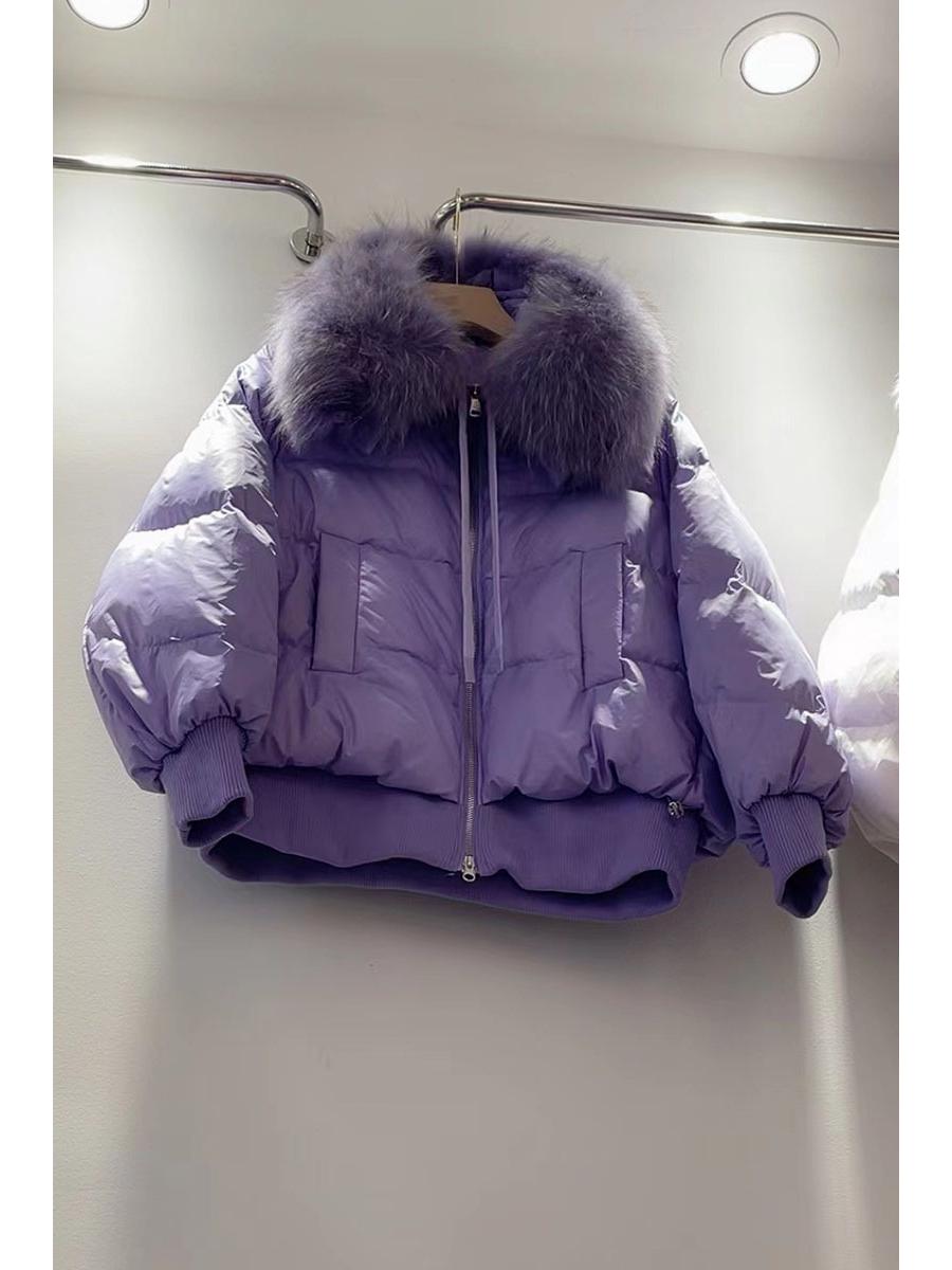 

Легкий короткий пуховик для женщин 2023 года - модный высококачественный утиный пух Large