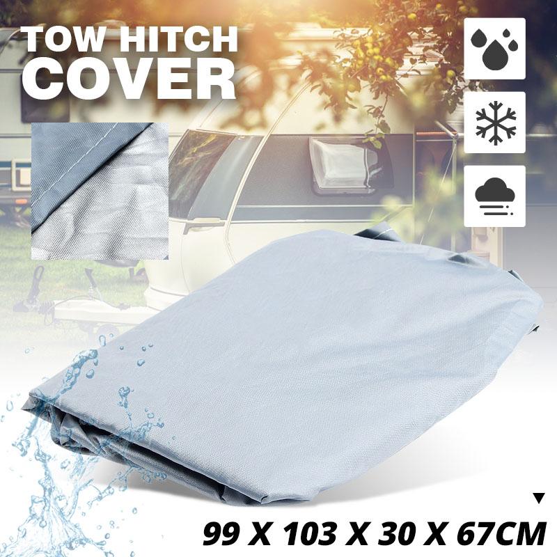 Universal Trailer Towing Hitch Tow Ball Coupling Lock Cover Waterproof
