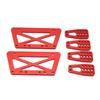 RC Metal Alloy Chassis Lift Plate Set Kit for   SCX10 1Celsius10 RC Model Car Parts