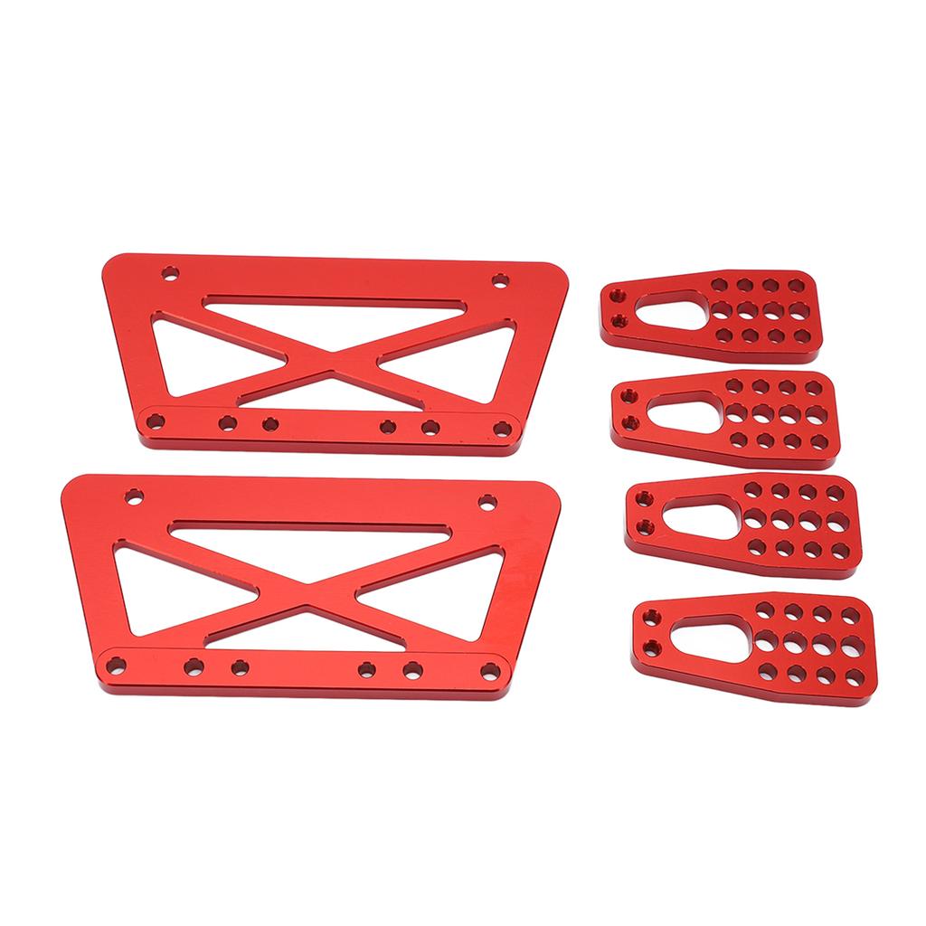RC Metal Alloy Chassis Lift Plate Set Kit for   SCX10 1Celsius10 RC Model Car Parts