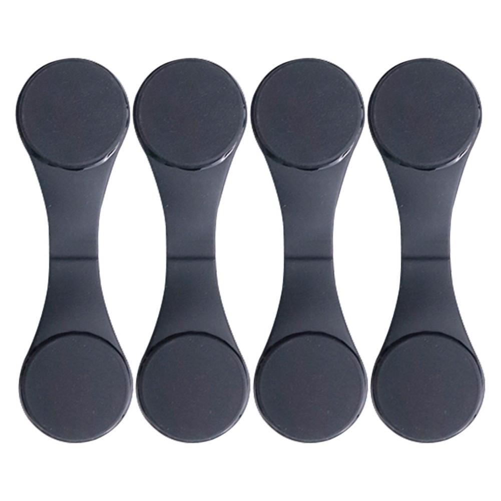 Double-Sided Magnets Magnetic Shower Clips Silicone Curtain Holders