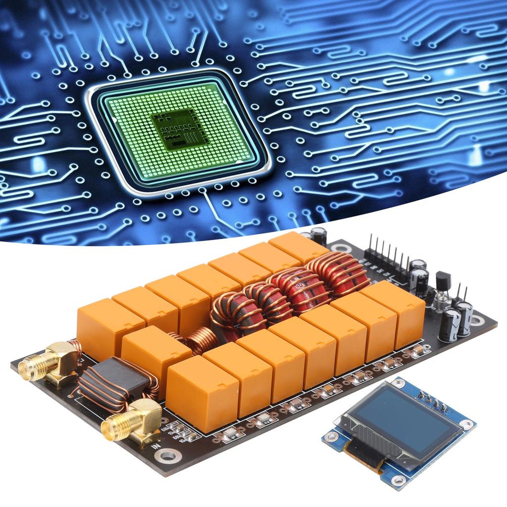 Antennentunerplatine mit Bildschirm, fertige Version, DIY-Kits, Testerkomponenten, ATU?100 400 mA