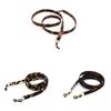 Leopard Print Eyewear Chain For Women With Fabric Material And Geometric Line Design