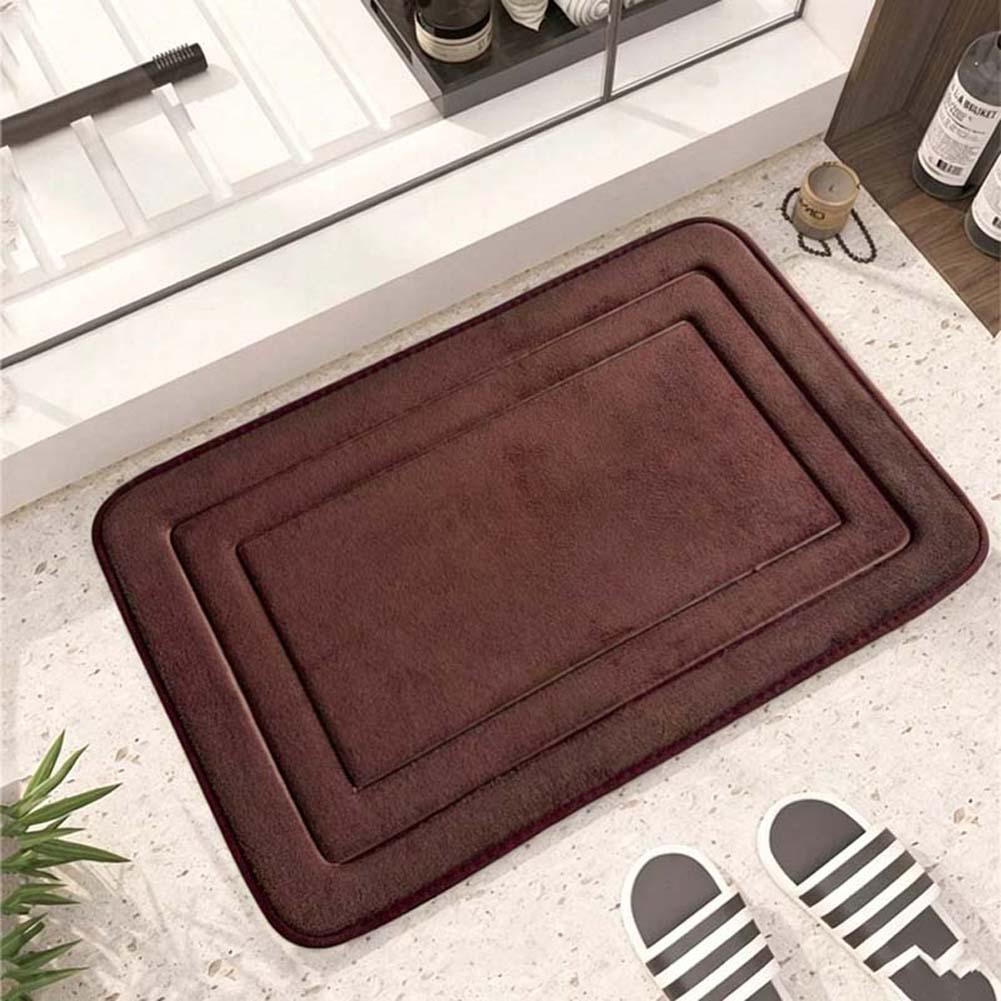 Cross-Border Coral Fleece Non-Slip Absorbent Bathroom Mat for Toilet & Sink
