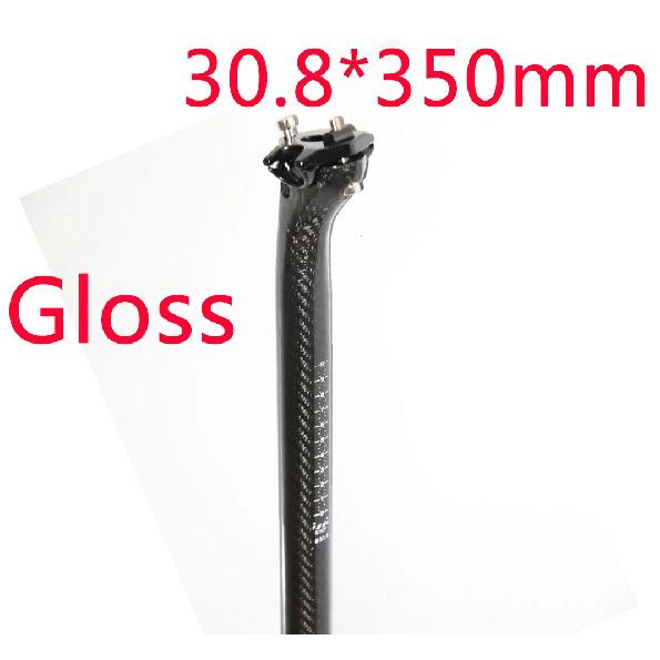 New Mountain Road bicycle 3K Full Carbon Fibre Bicycle seatpost carbon bike seatpost MTB bike parts 25.4/27.2/30.8/31.6*350mm