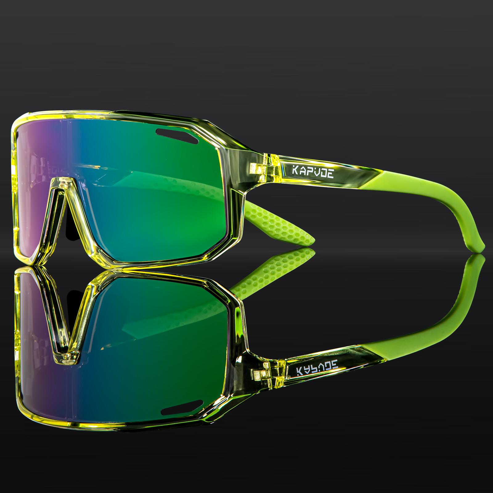 

KAPVOE Kids Cycling Glasses UV400 Photochromic Sunglasses for MTB Road Bike Outdoor Sports Running Eyewear No accessories
